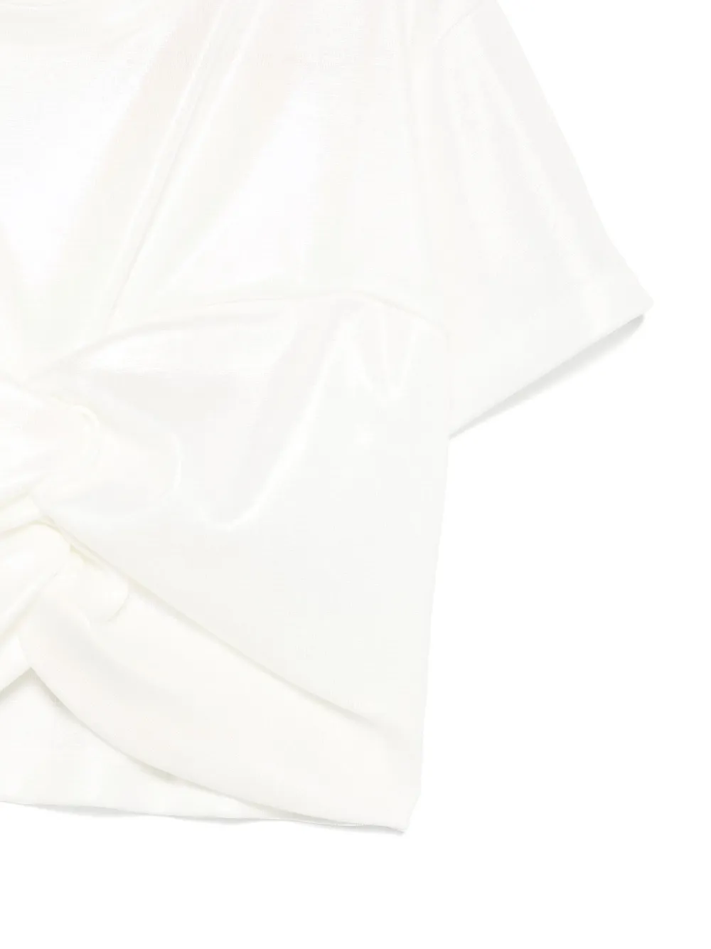 Miss Grant Kids Top met gesmockt detail Wit
