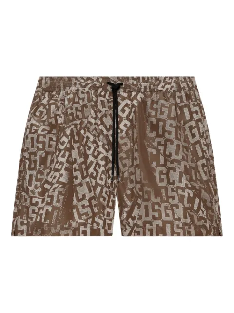 GCDS Essentials Monogram swim shorts 