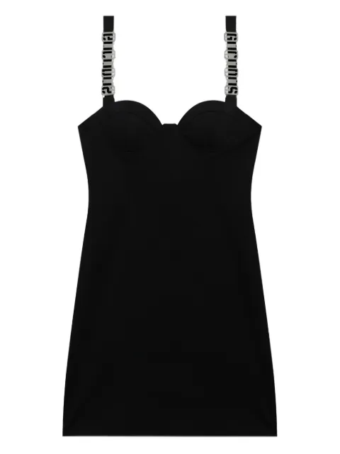 GCDS logo-plaque mini dress