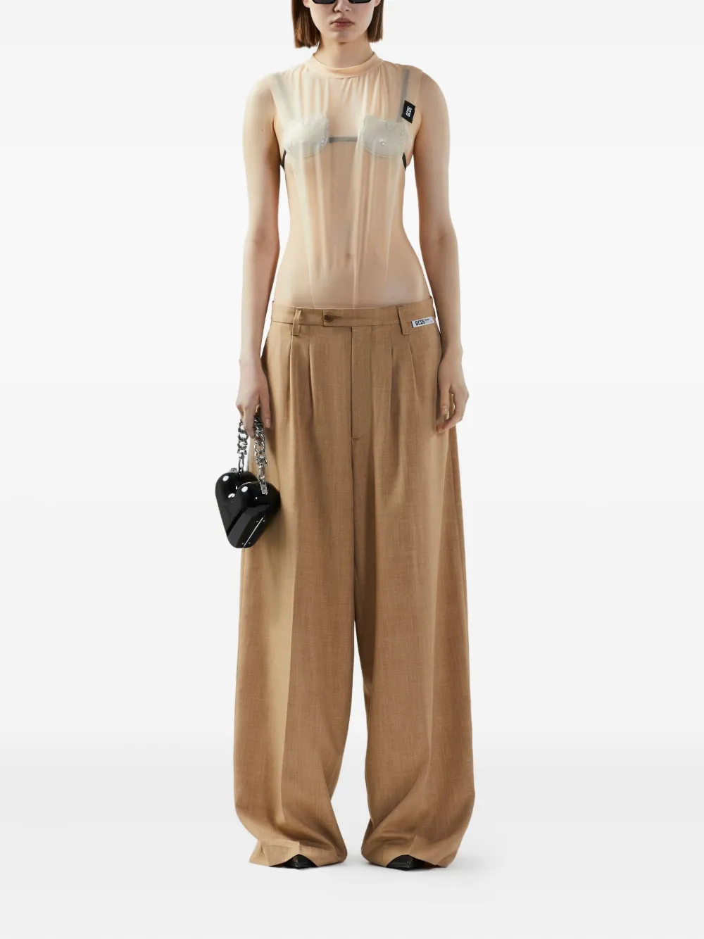 GCDS body Inverted Triangle | Chalecos y camisetas | Image 2