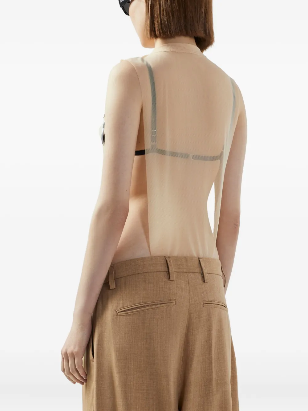 GCDS INVERTED TRIANGLE BODYSUIT