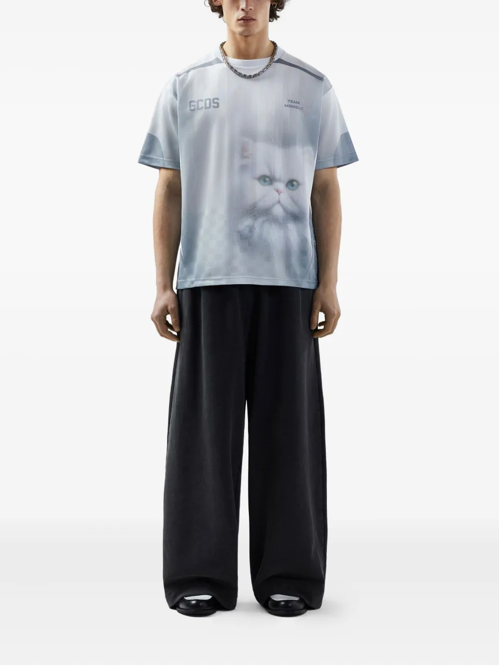 GCDS wide-leg trousers | Sweatpants | Image 2