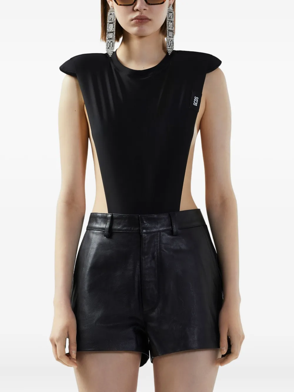 GCDS INVERTED TRIANGLE BODYSUIT