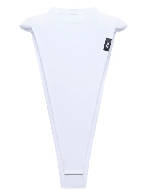 GCDS logo-tag bodysuit 
