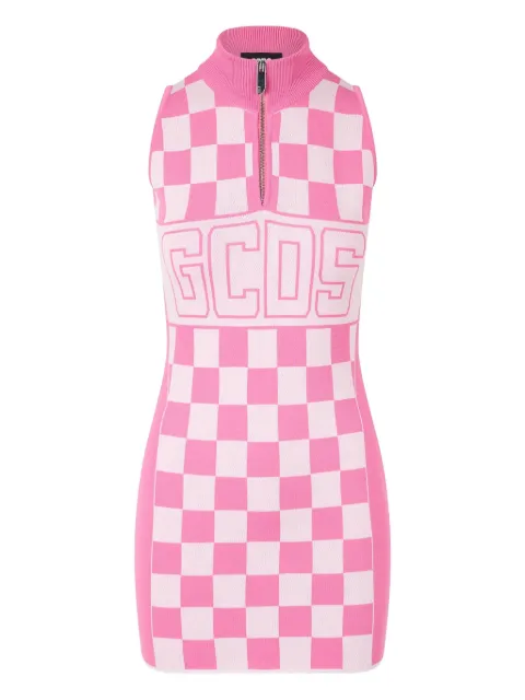 GCDS vestido corto con logo estampado