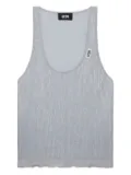 GCDS Rouches tank top - Silver
