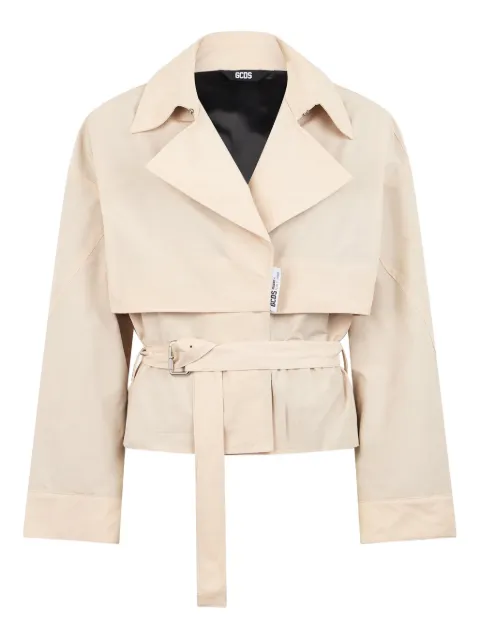 GCDS chamarra con cinturón