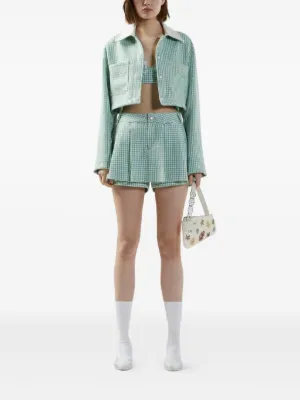 ジャケット GCDS FW23 CROPPED JACKET (FW23W190533_06) Cropped Quilted Puffer Jacket | Michael Kors [US]