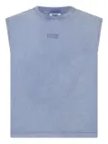 GCDS stone-washed tank top - Purple