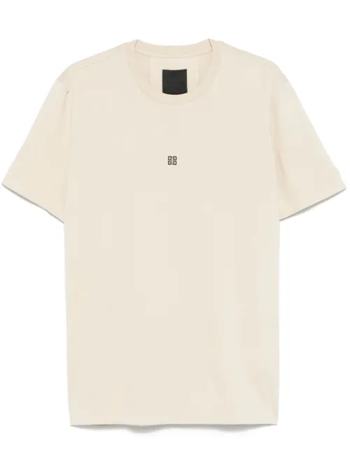 T-shirt en coton à broderies 4G - Givenchy - Modalova