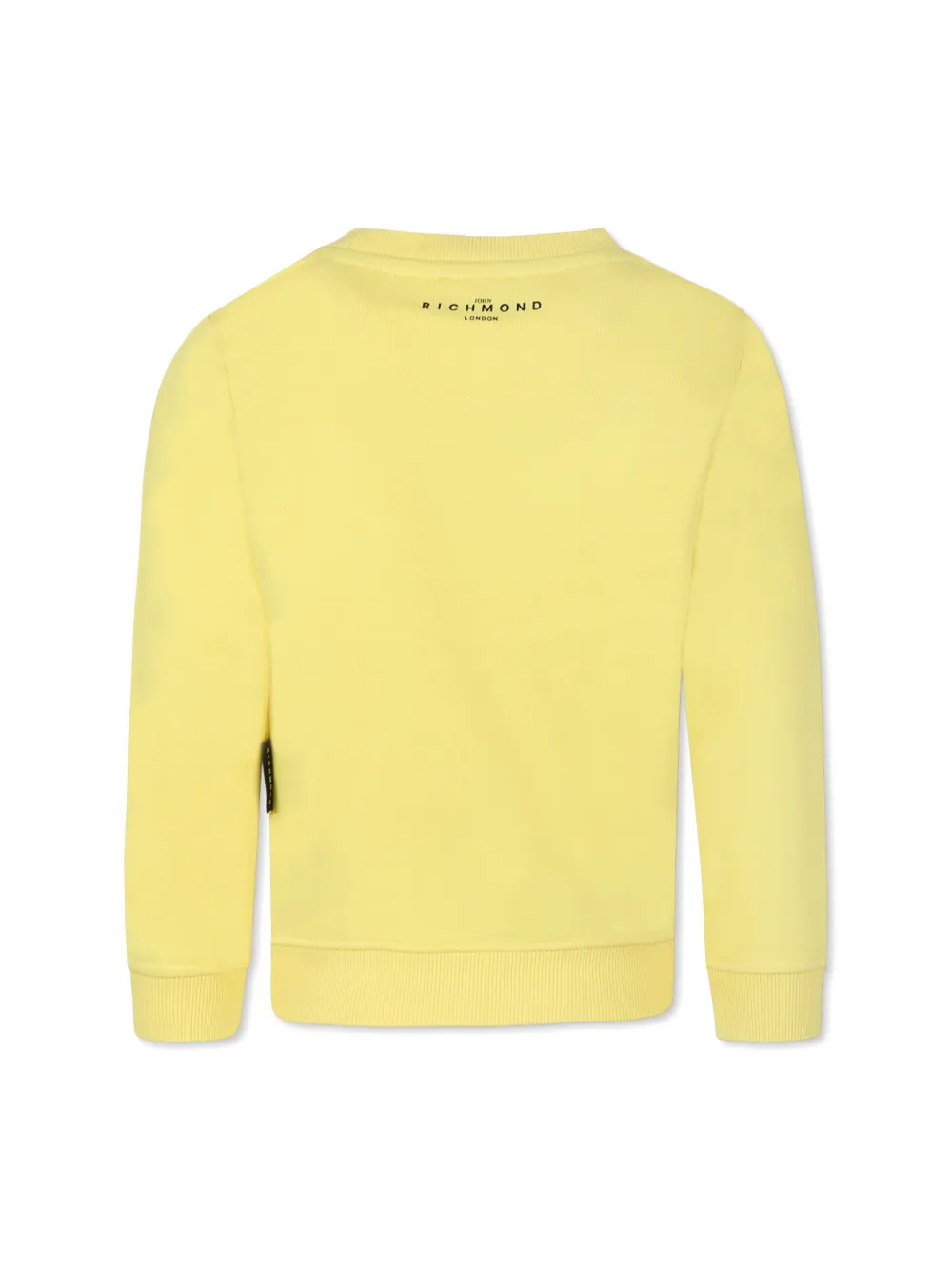 John Richmond Junior logo-print sweatshirt - Geel