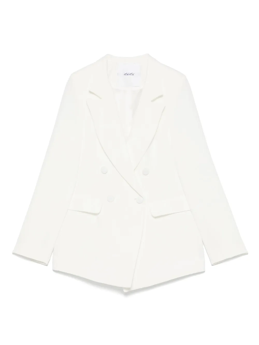 Miss Grant Kids Blazer met dubbele rij knopen Wit