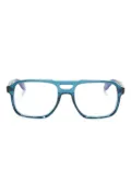 Cutler & Gross rectangle-frame glasses - Blue