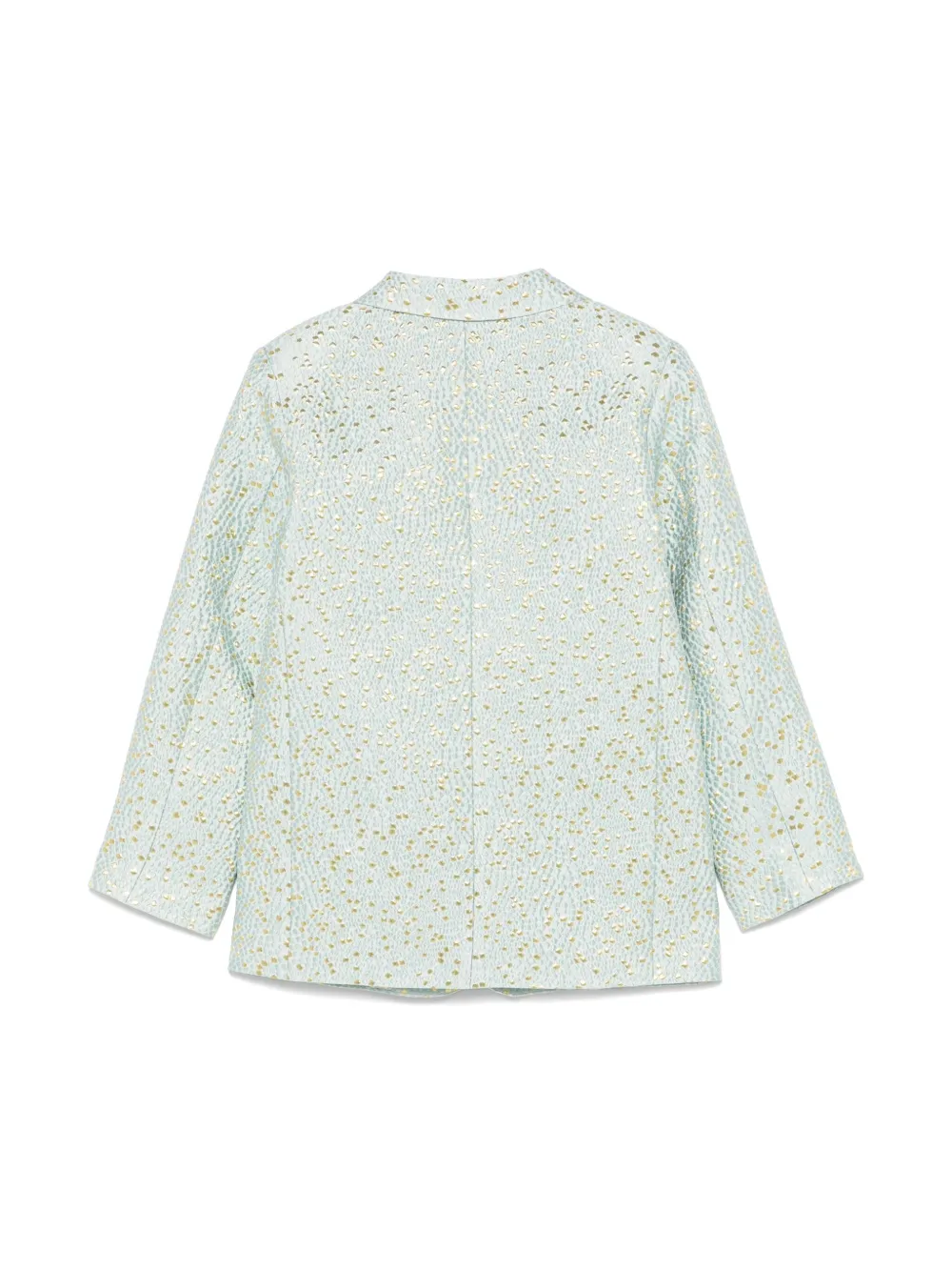 Miss Grant Kids single-breasted blazer - ACQUA