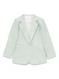 Miss Grant Kids single-breasted blazer - ACQUA