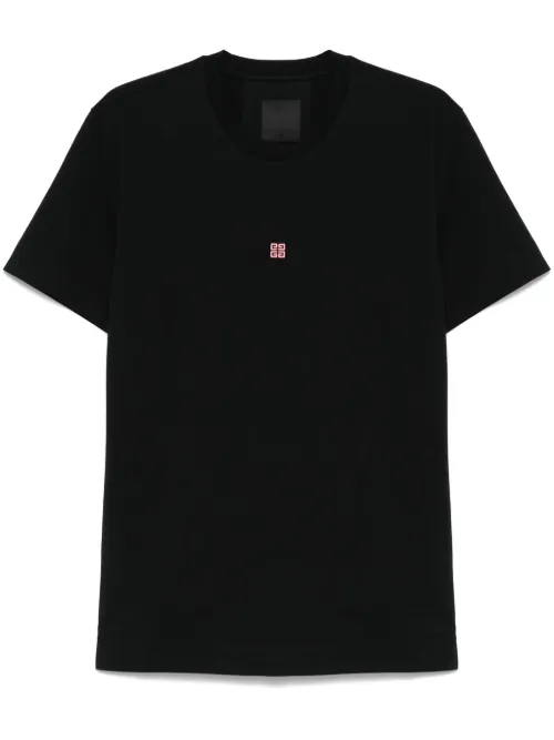 T-shirt en coton à broderies 4G - Givenchy - Modalova