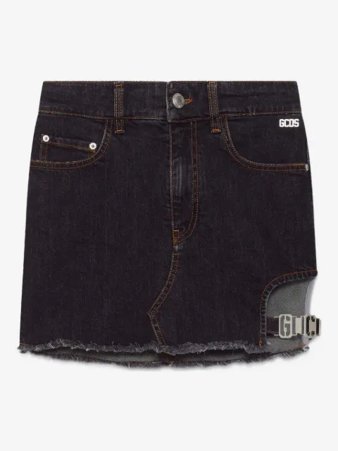 GCDS denim miniskirt