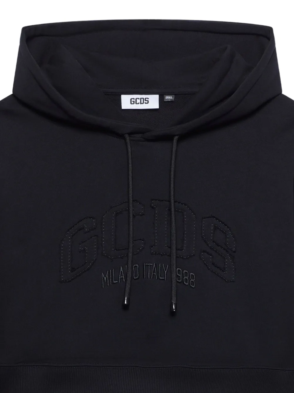 GCDS Lounge hoodie - Zwart