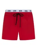 GCDS Essentials swim shorts - Red