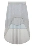 GCDS Rouches skirt - Silver