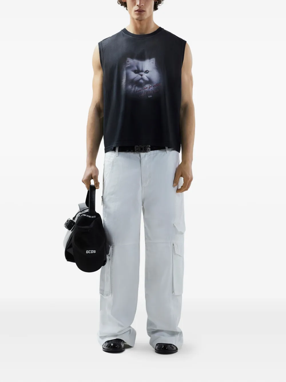GCDS Cat Boxy tank top | Vests & Tank Tops | Image 2