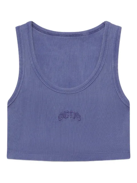 GCDS camiseta con logo bordado