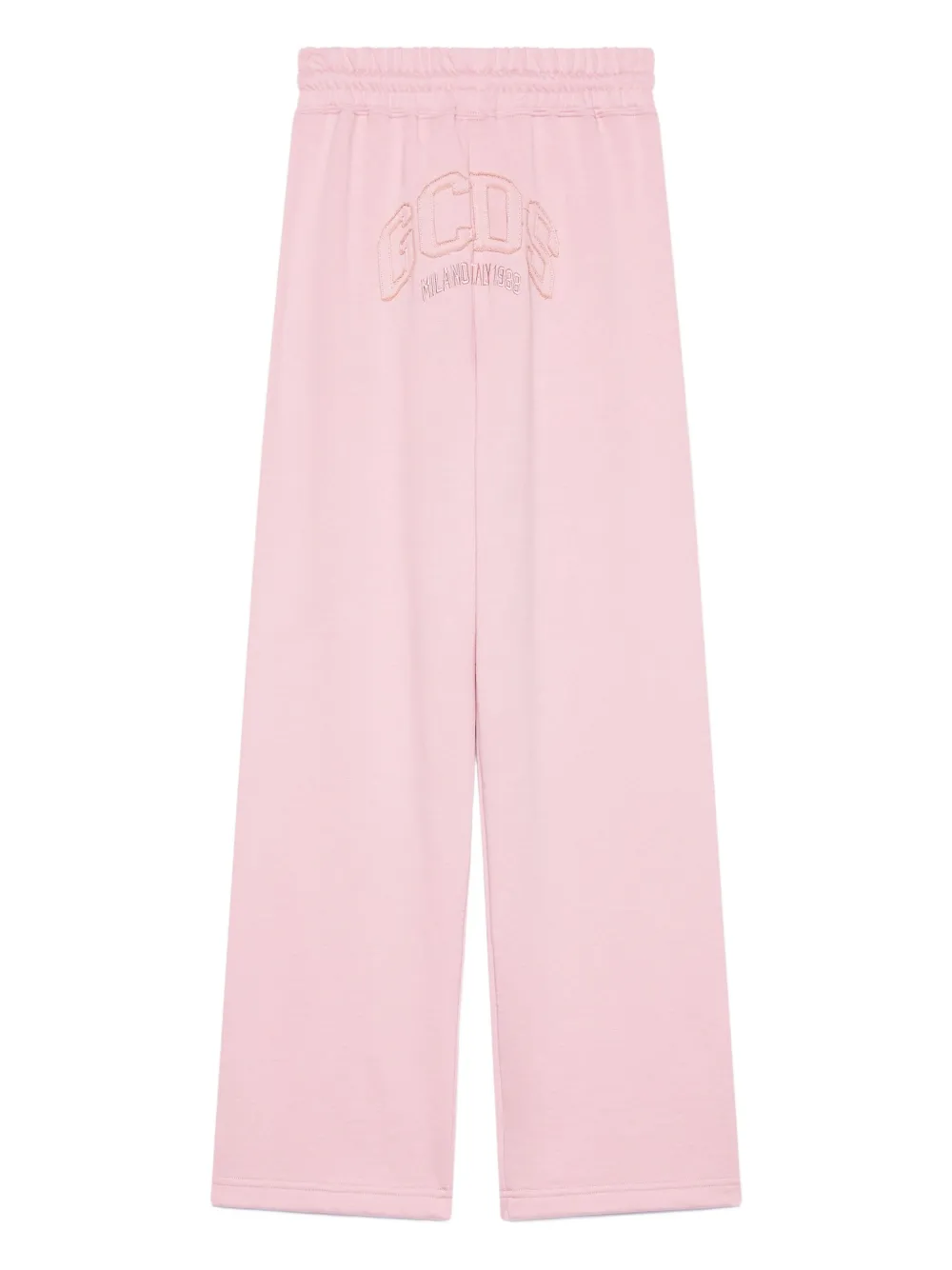 GCDS logo-embroidered track pants - Roze