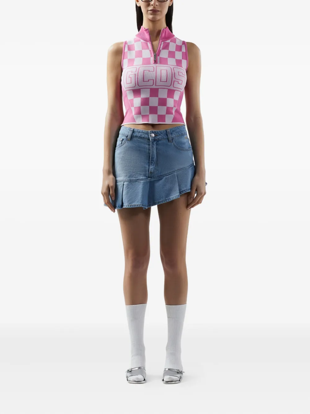 GCDS logo-print top | Vests & Tank Tops | Image 2