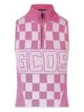 GCDS logo-print top - Pink