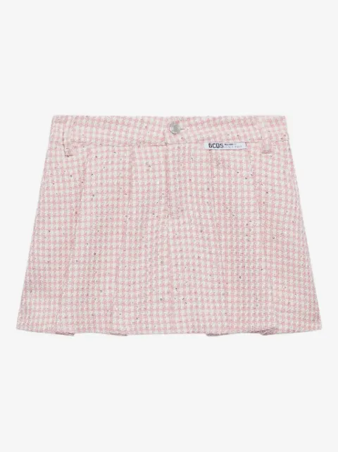 GCDS pleated mini skirt