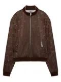 GCDS pinstriped track jacket - Brown