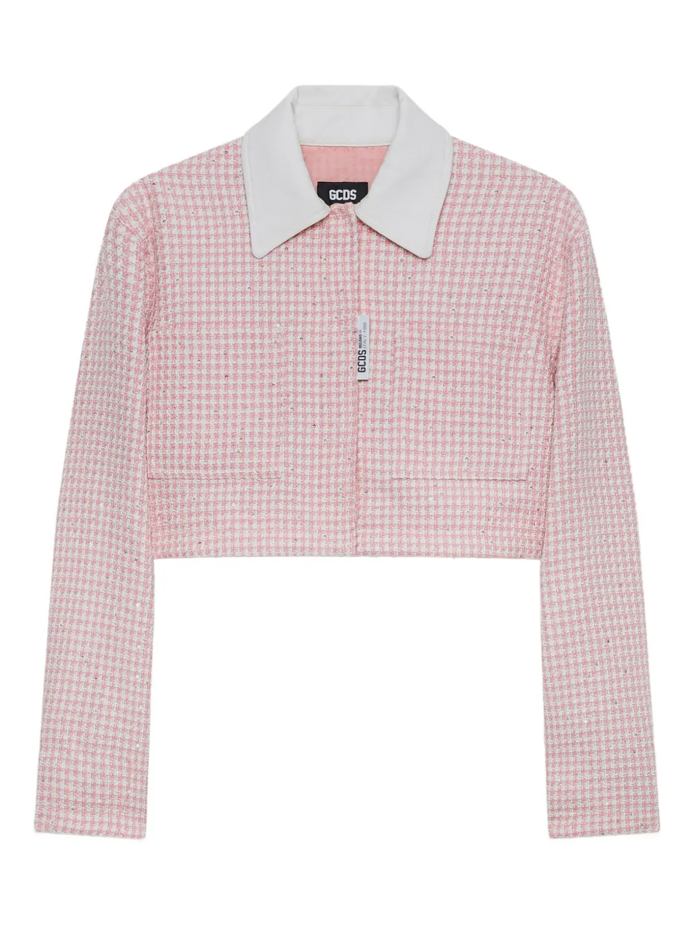 GCDS tweed jacket | Pink | Image 1