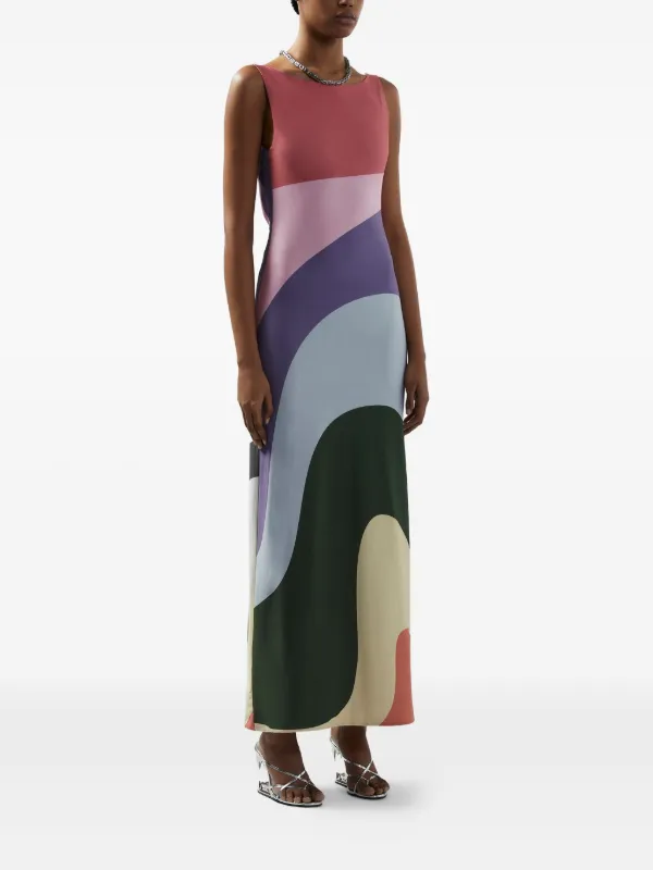GCDS Rainbow Midi Dress | Pink | FARFETCH