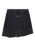 GCDS stone-washed track skirt - Grey