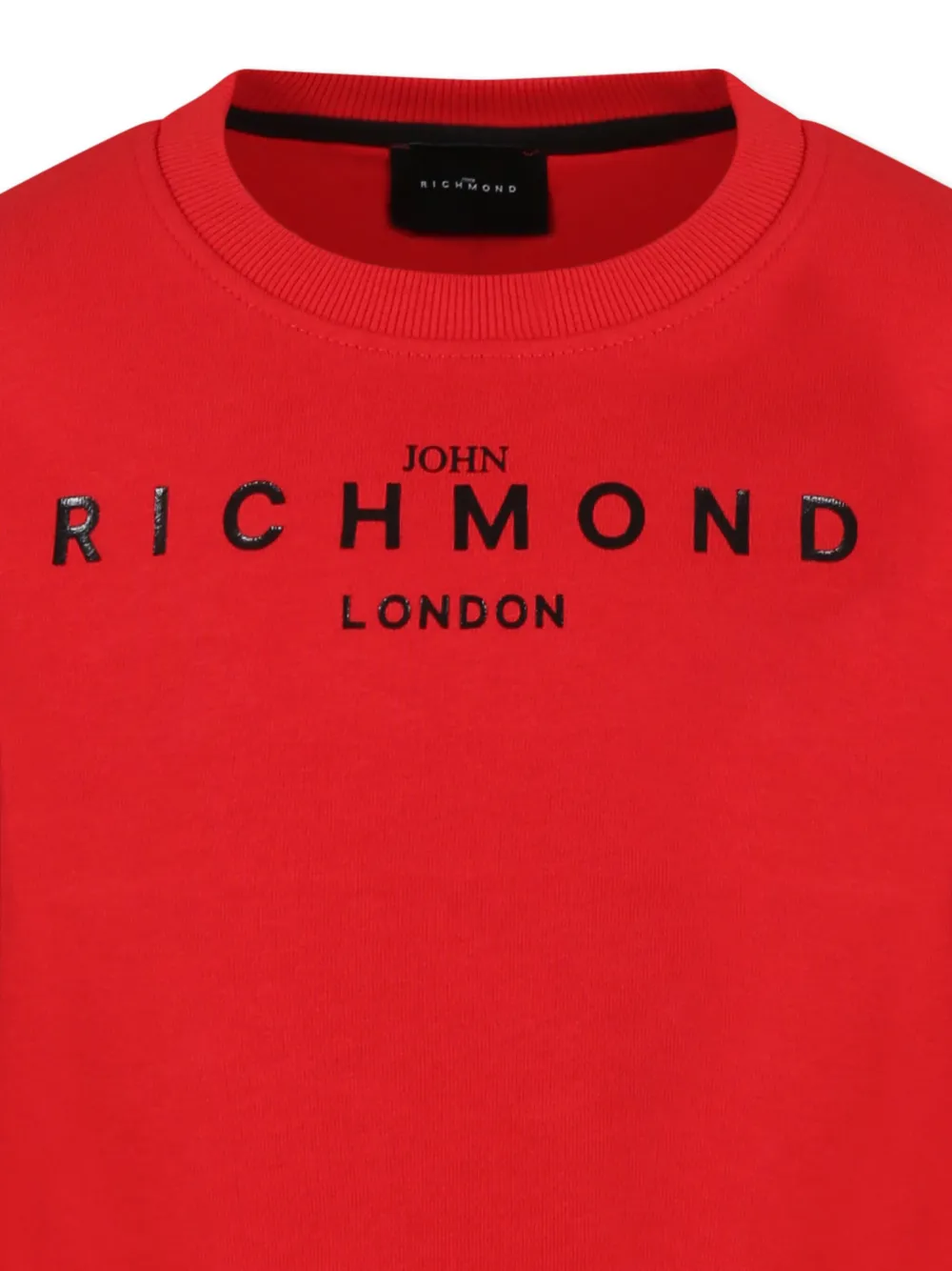 John Richmond Junior Sweater met logoprint Rood
