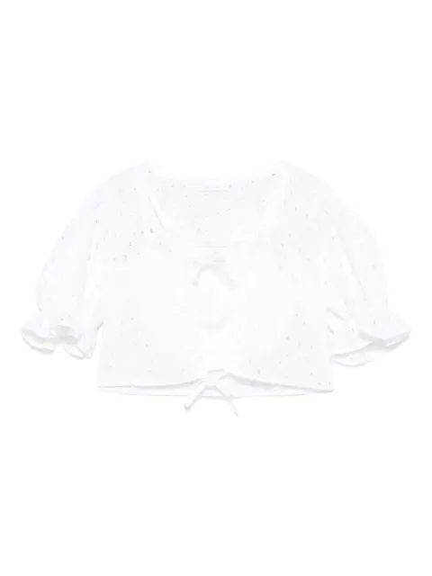 Miss Grant Kids embroidered blouse