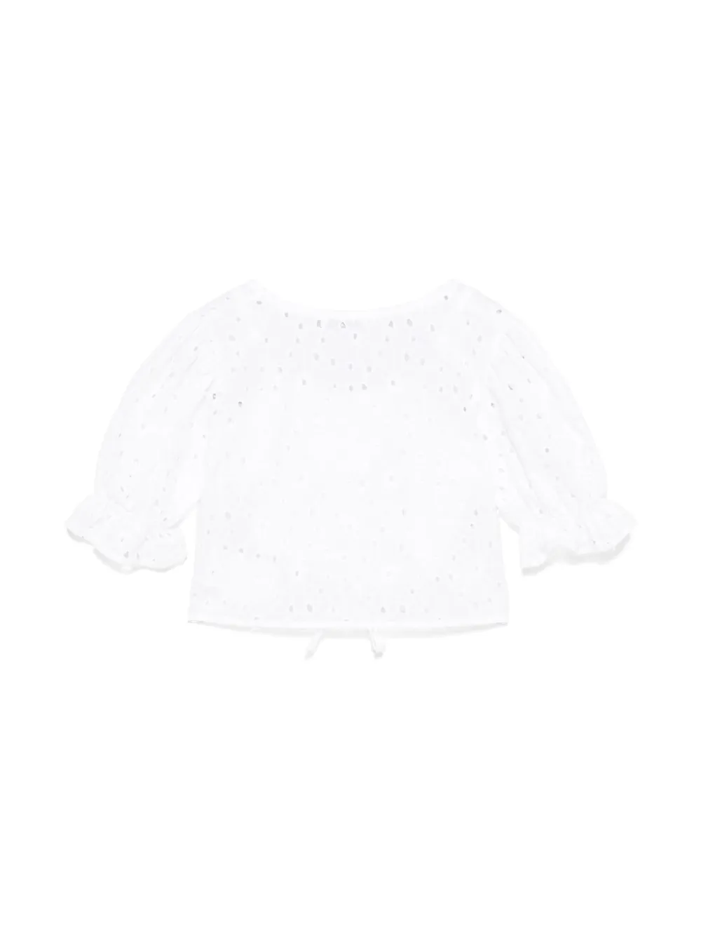 Miss Grant Kids embroidered blouse - Wit