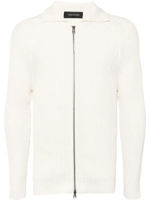 Tagliatore cardigan à fermeture zippée