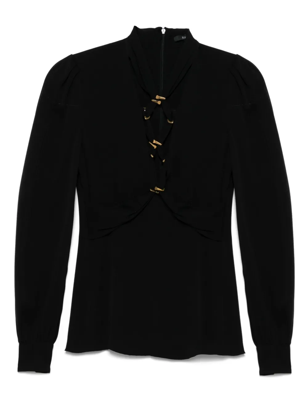 Gucci Pre-Owned 2000s シルク ブラウス - ブラック Gucci Pre-Owned 2000s シルク ブラウス - ブラック