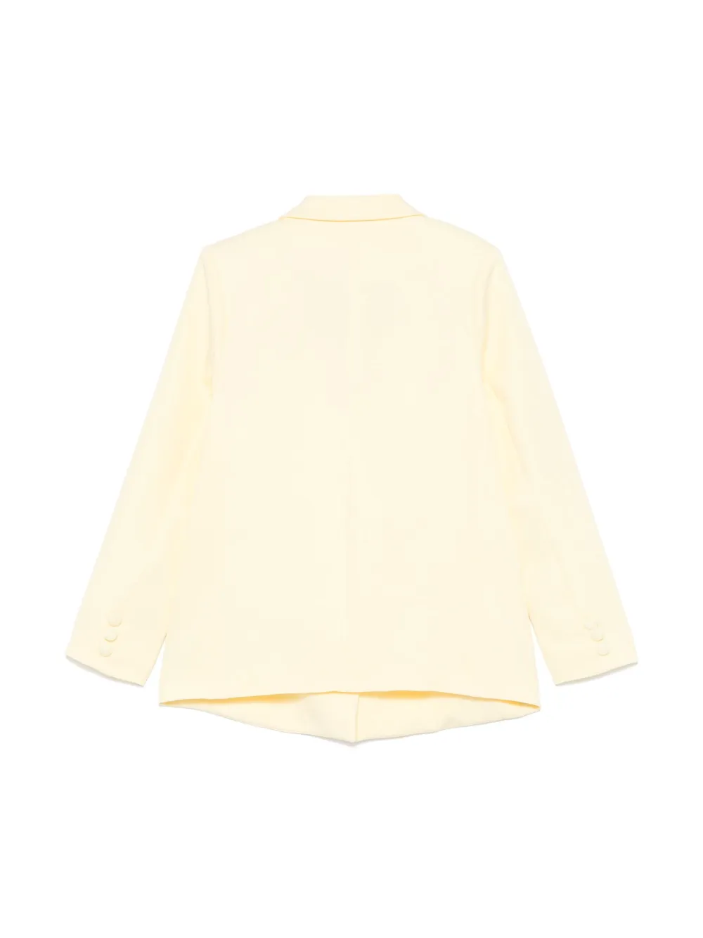 Miss Grant Kids Blazer met dubbele rij knopen Geel