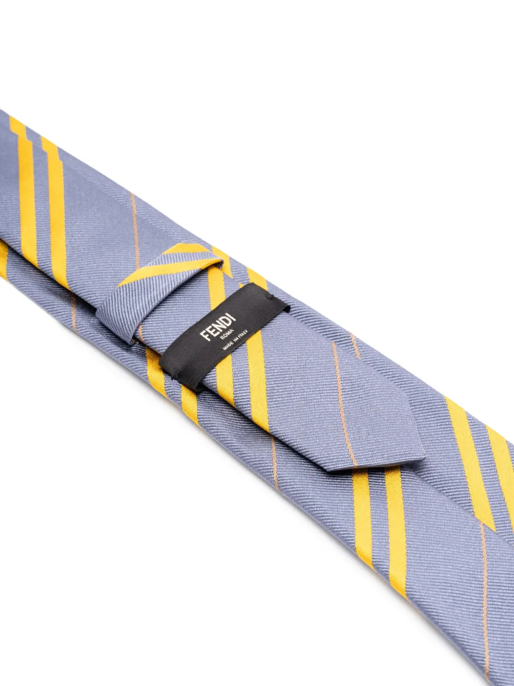 FENDI striped tie - Blauw