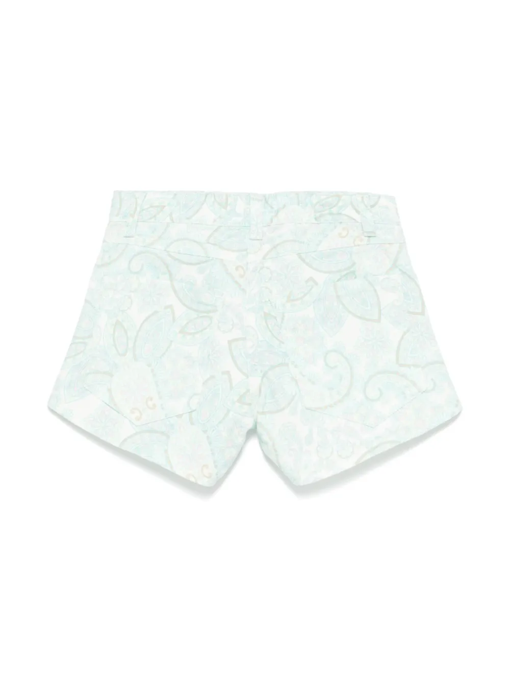 Miss Grant Kids Shorts met paisley-print Blauw