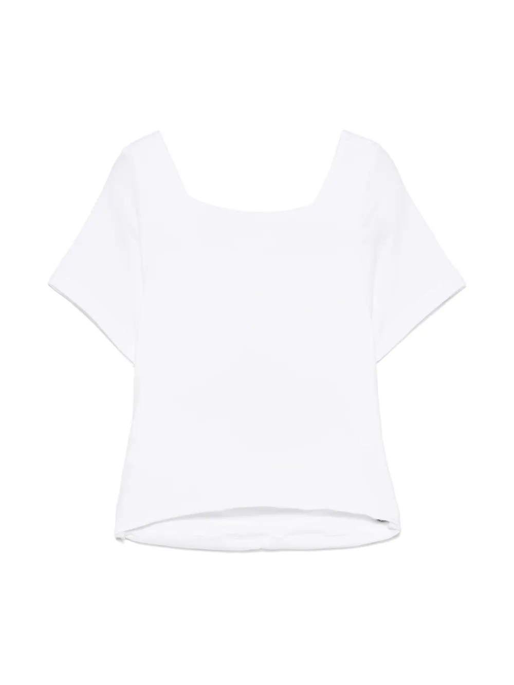 Miss Grant Kids cut-out T-shirt - Wit