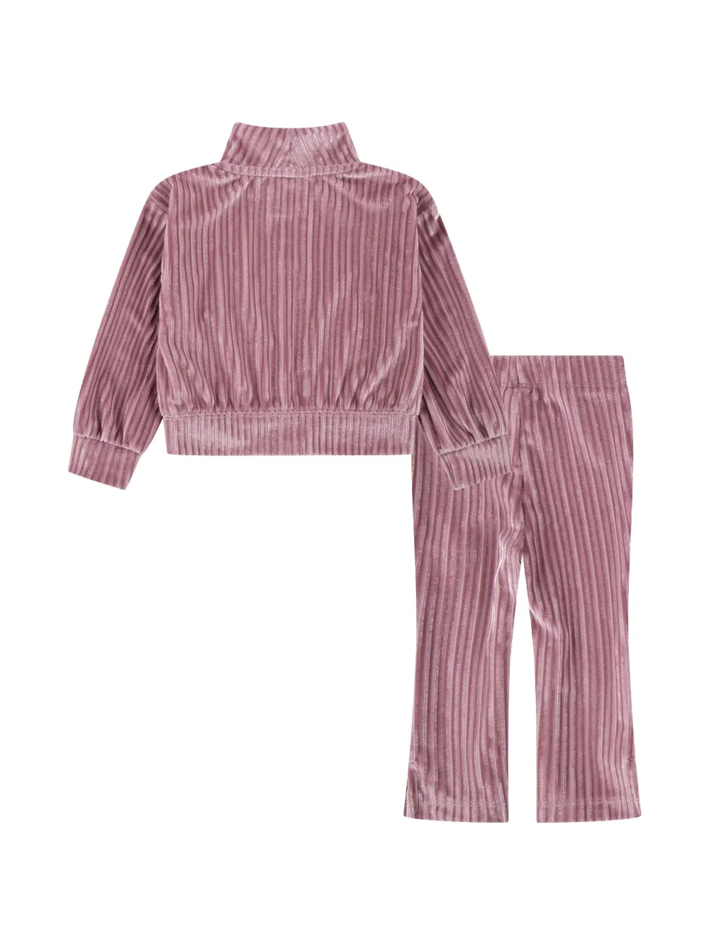 Nike Kids velvet tracksuit set - Roze