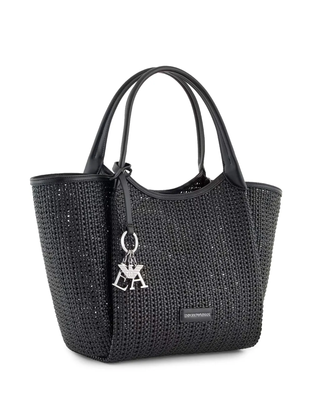 Emporio Armani Shopper met sleutelhouder met logo Zwart