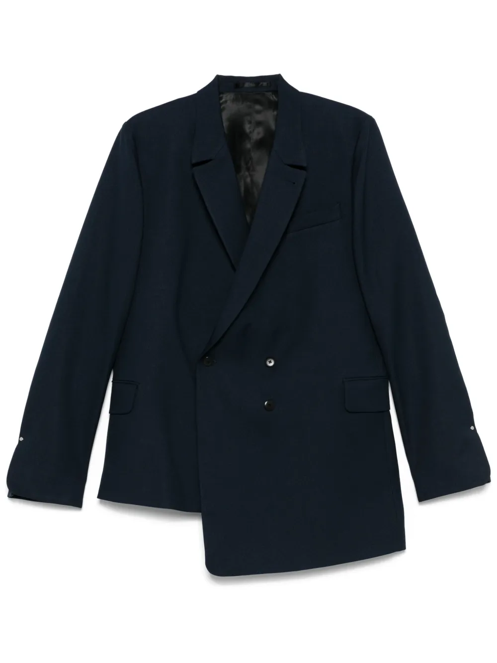 twill-weave blazer