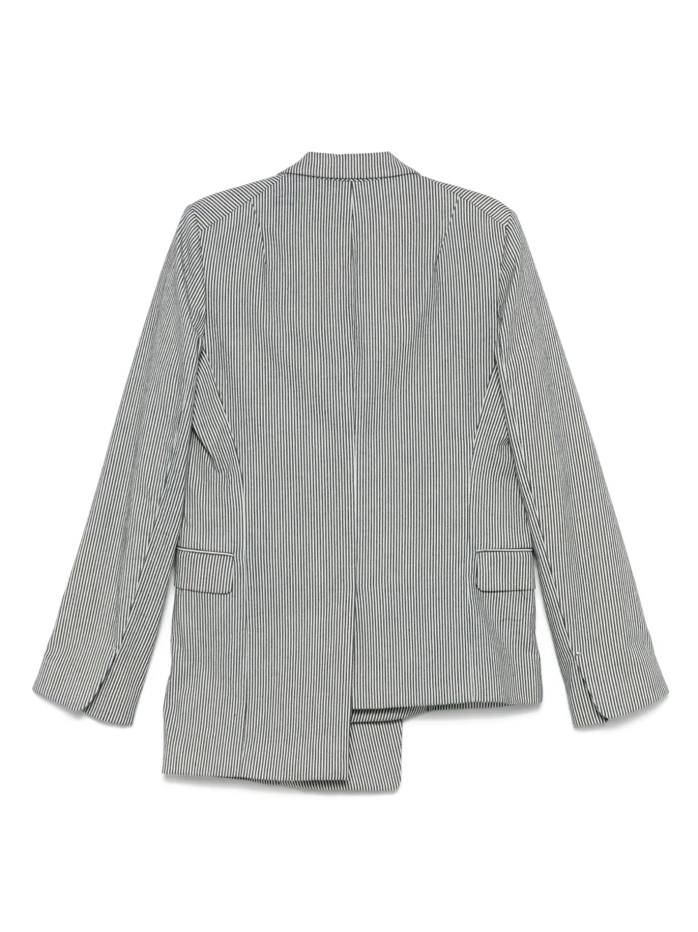 Random Identities Gestreepte blazer - Zwart