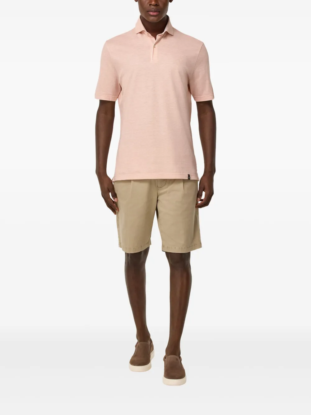 Boggi Milano Piqué poloshirt - Roze