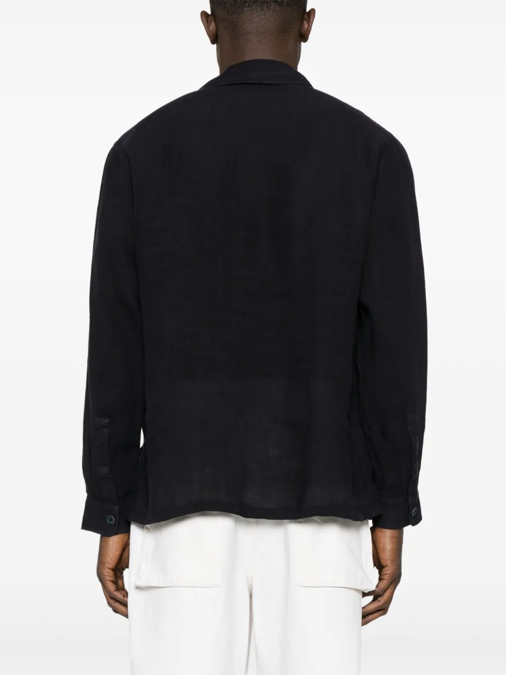 Herno Linnen jack Blauw