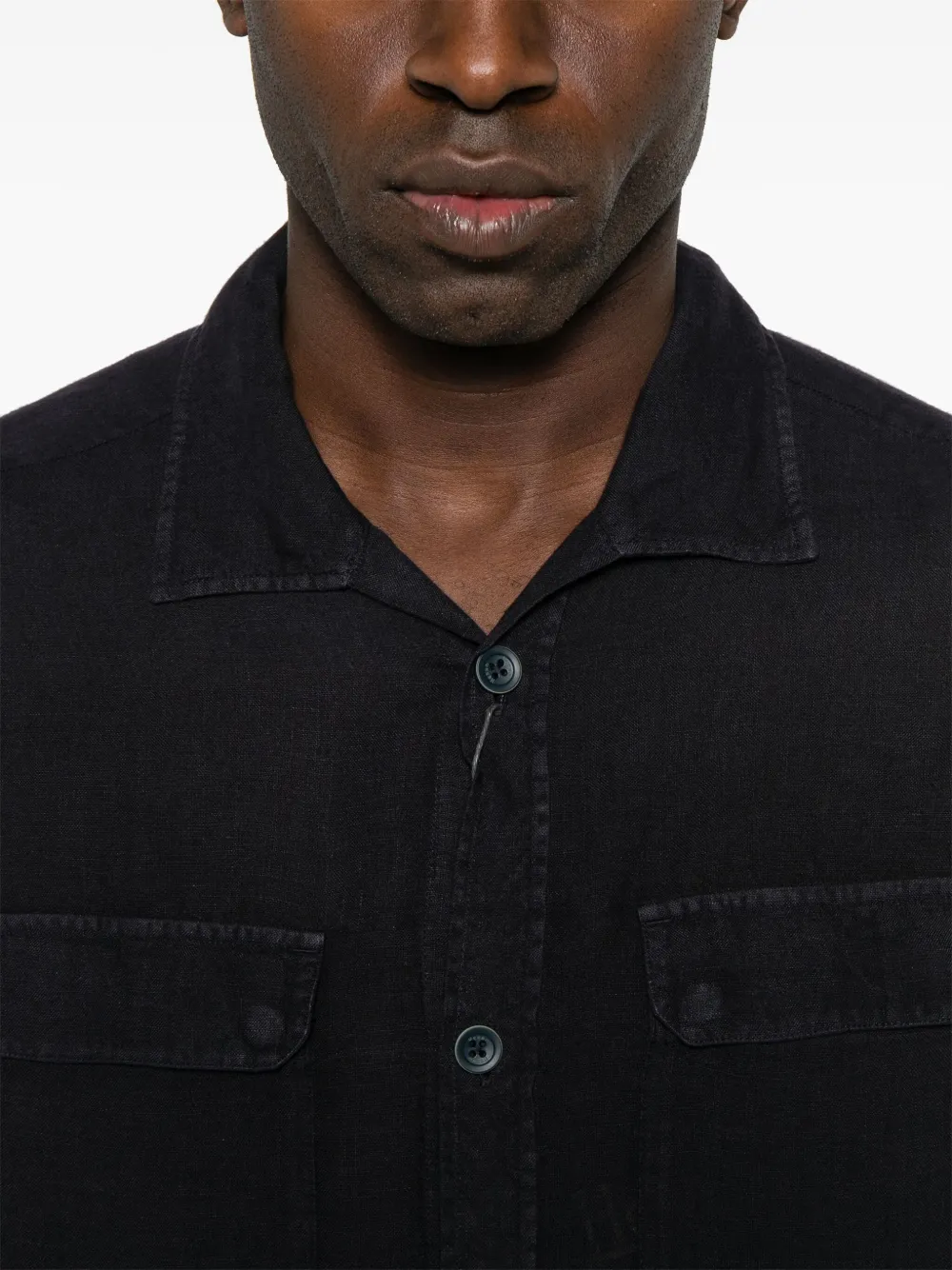 Herno Linnen jack Blauw